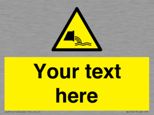 Custom Warning sewage effluent outfall